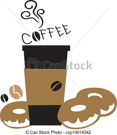 Coffee and Donuts Clip Art Free