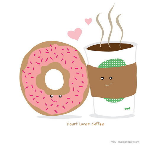 Coffee And Donuts Clipart - Coffee And Donuts Clipart