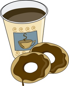 Coffee Clip Art - Coffee And Donuts Clipart