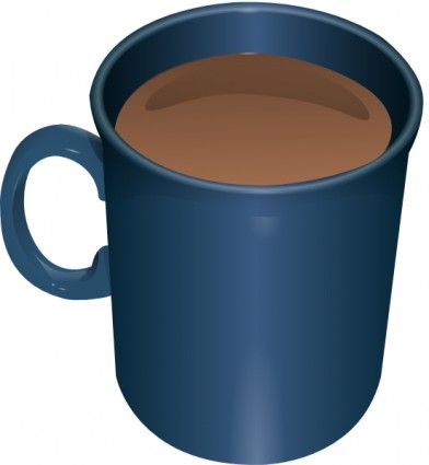 Coffee Cup Clip Art Black Whi - Mug Clipart