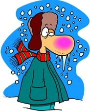 Cold Weather Clip Art. Cold Man