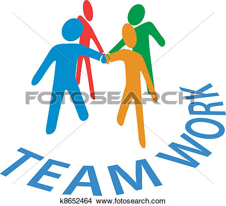 Collaboration people join hands Teamwork