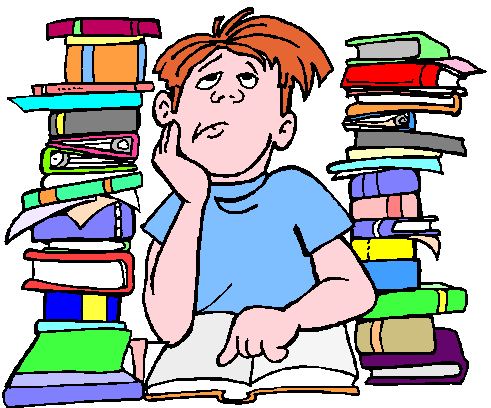 college student studying clipart. Study Skills
