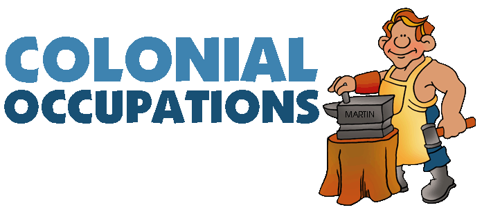 Colonial Occupations - The 13 - Colonial Clip Art