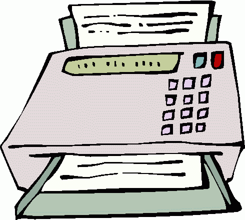 Color Fax Machine Clipart #1 - Fax Machine Clipart
