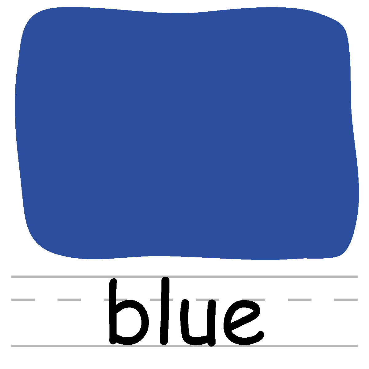 Color Is Blue Yayayaya Blue I - Color Clipart