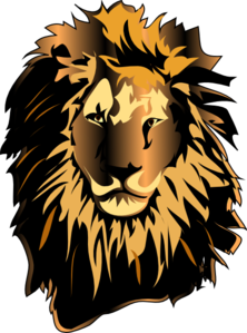 Color lion head clipart - . - Lion Face Clipart