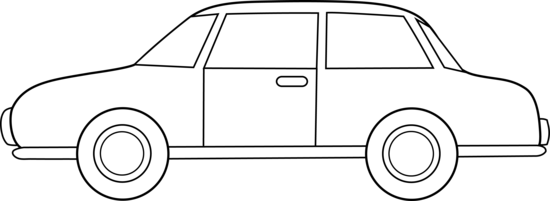Car Clipart Black And White 2