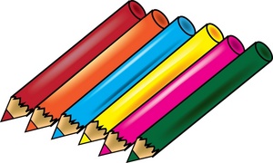 colored pencil clipart - Colored Pencils Clipart