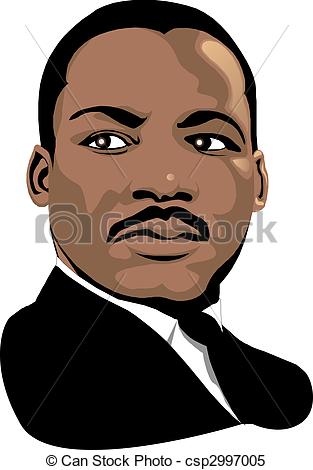 Colored Luther Rose Woodcut Clip Artby PeterHermesFurian9/308; Martin Luther King - Vector Martin Luther King for black.