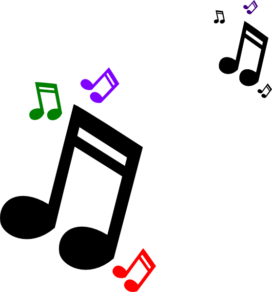 Colored Music Notes Clip Art At Clker Com Vector Clip Art Online