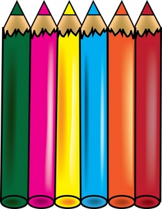 Colored Pencils Clipart Image A Set Of Colored Pencils