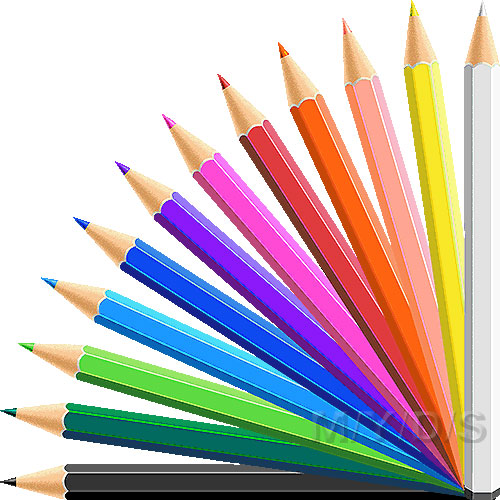 Colored Pencils Clipart Picture Large