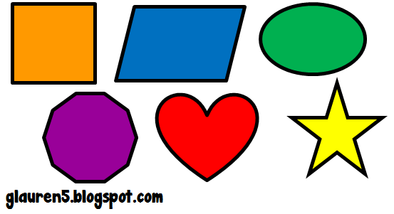 Colorful Geometric Shapes Clipart - Free Clip Art Images
