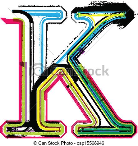 Letter K Clipart. Alphabet Le