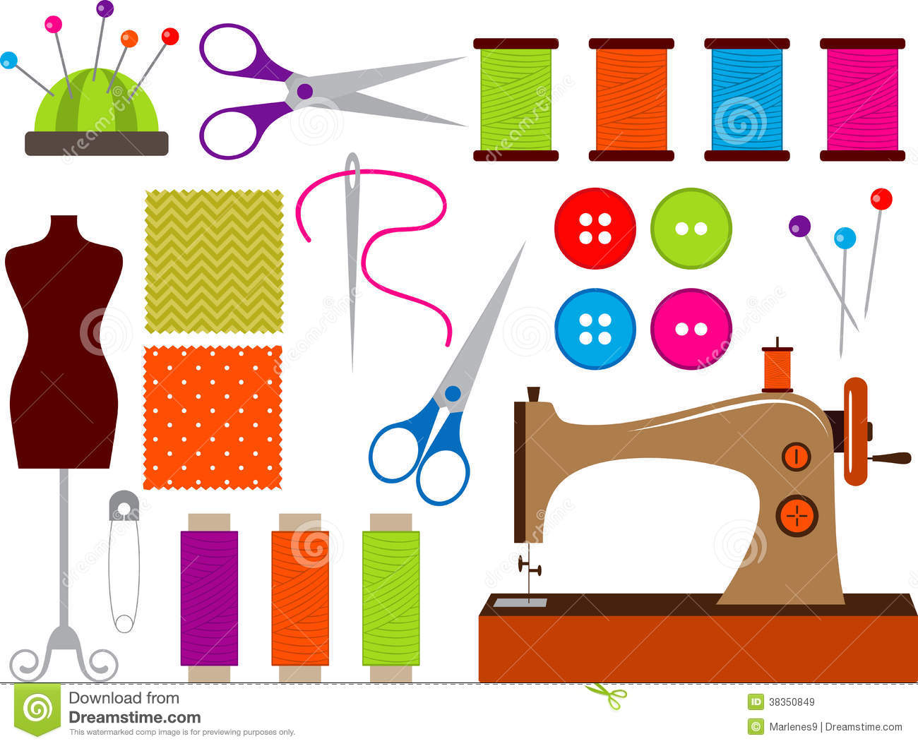 Free Sewing Clipart