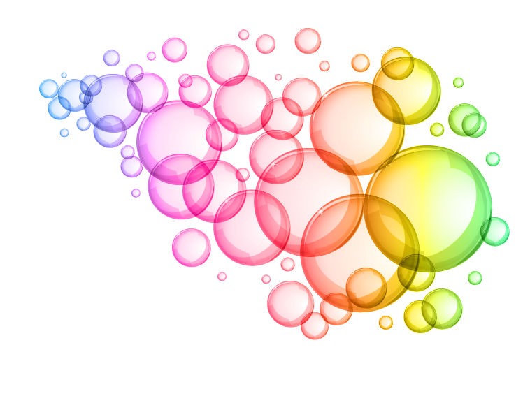 Colorful Water Bubbles Clipar - Bubbles Clip Art