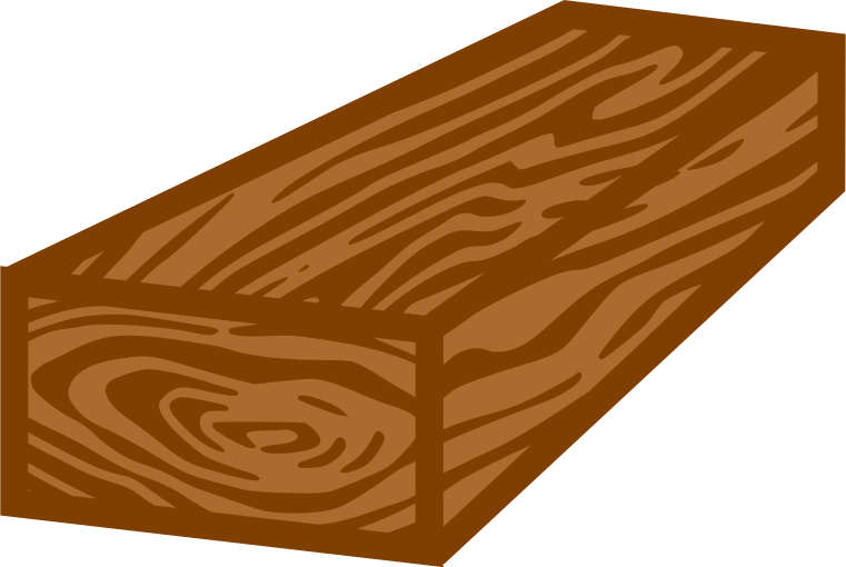 coloured wooden plank