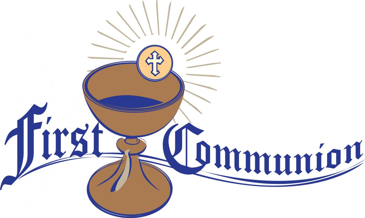 Brown Holy Communion Clipart 