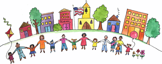 Community Clip Art Free. Pictures Of Communities. Children Holding Hands