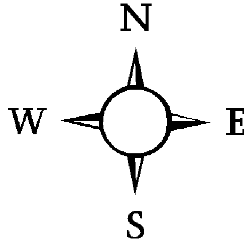Compass North South East West - Clipart library