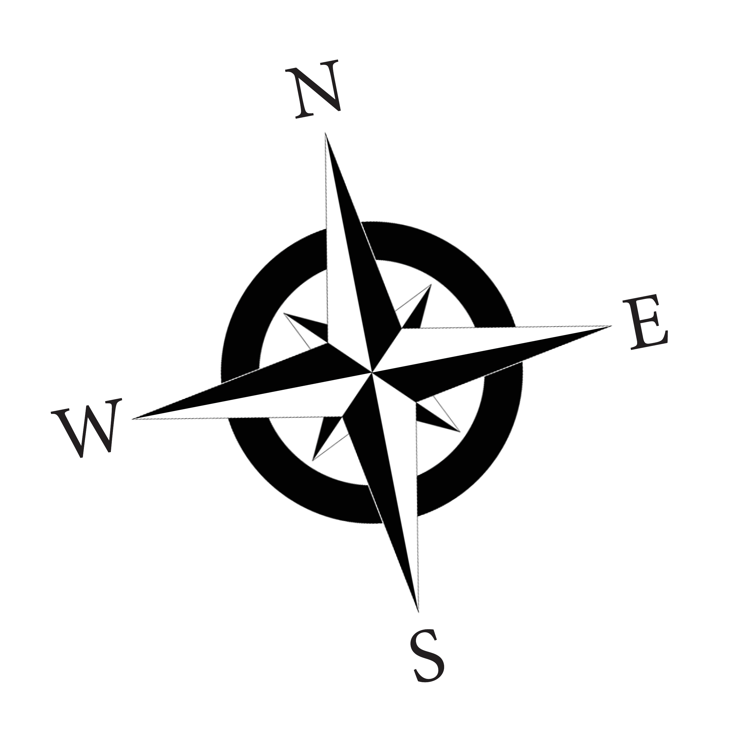 Compass simple clipart