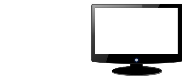 computer clipart black and wh - Computer Monitor Clip Art