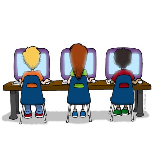 Computer Class Clipart - Computer Class Clipart