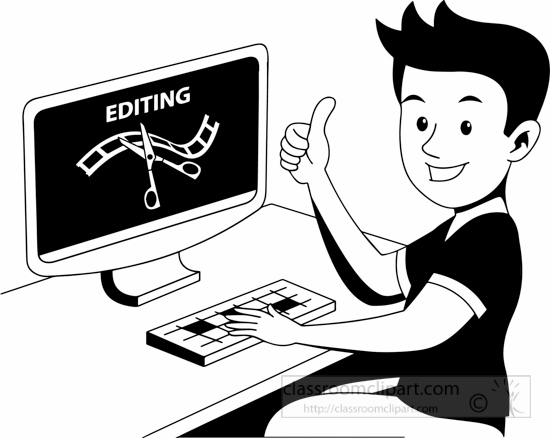 Computer black and white free black and white technology outline clipart  clip art