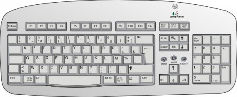 Computer keyboard clip art Free vector for free download about