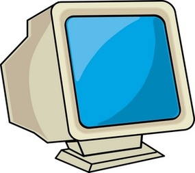 Computer Monitor Screen Clip 