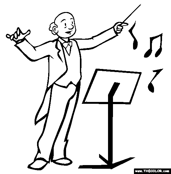Conductor cliparts. Conductor