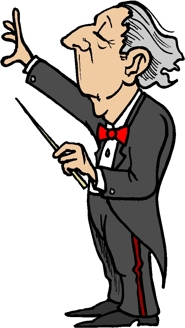 Conductor cliparts. Conductor