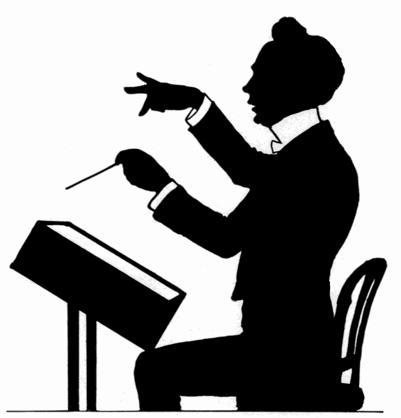 Conductor Seated Clip Art ..