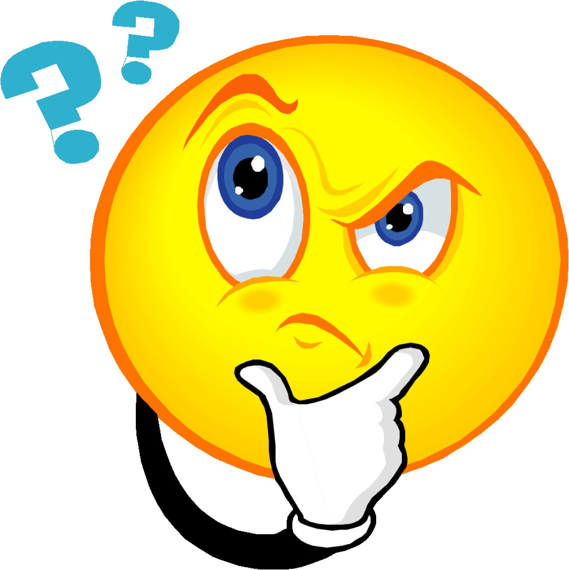 Confused Face Clipart - Clipart Smiley