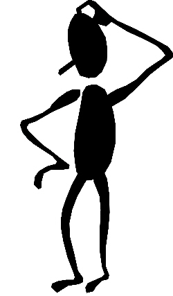 Confused Person Clipart Image