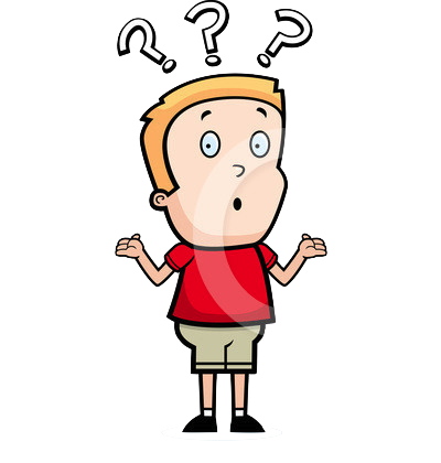 Confused Cartoon Face Clipart
