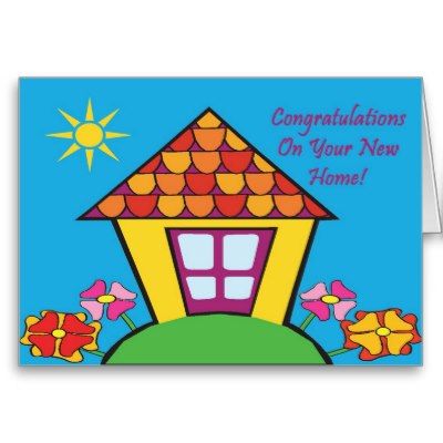 congratulations new home clip art | welcome to your new home cards