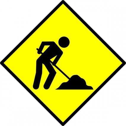 construction sign clipart
