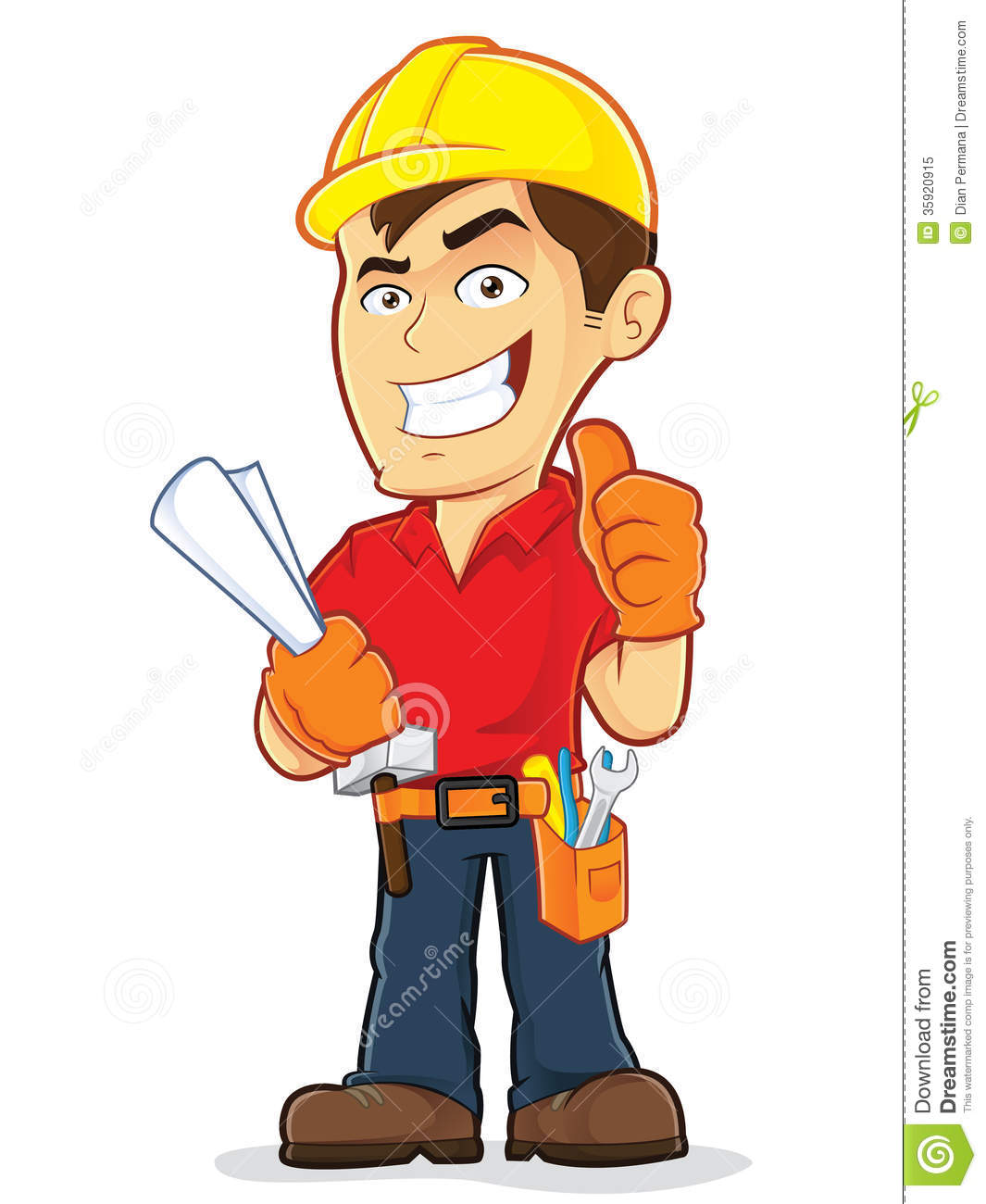 Construction Worker Clipart .