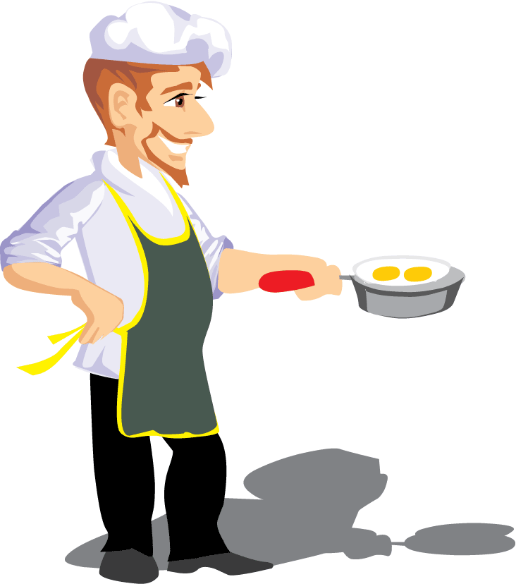 Cook With Food - Clipart Cooking