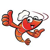 Cartoon shrimp clipart kid