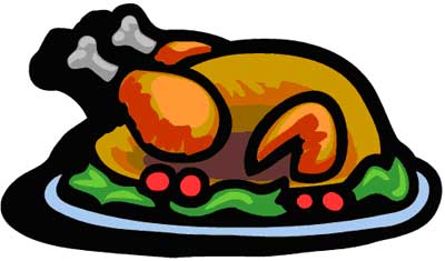 Cooked Turkey Clipart #11368  - Turkey Dinner Clip Art