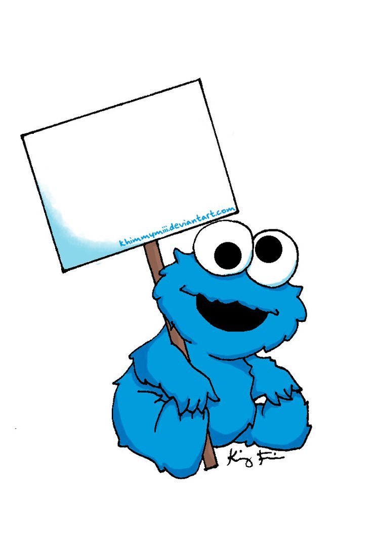 Cookie Monster Clip Art Baby Cookie Monster Sign By Khimmymiii D3hhrao