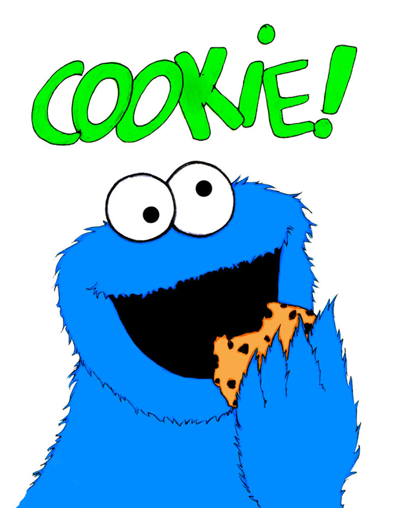 Cookie Monster Clipart Free C - Cookie Monster Clipart