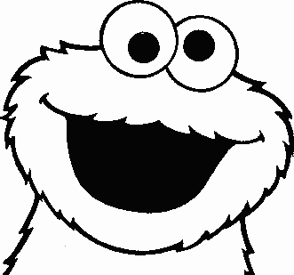 Cookie Monster Face - ClipArt .