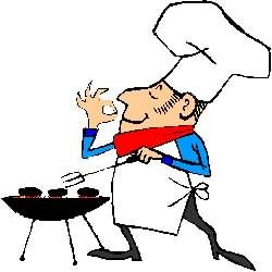 Cooking On The Barbecue Grill - Bbq Clipart Free