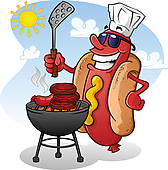 cookout food; summer cookout  - Cook Out Clip Art