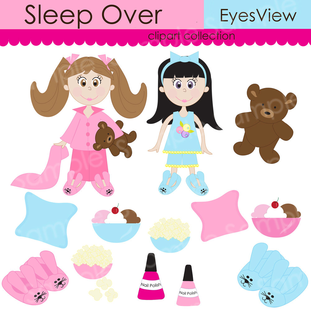 Cool Sleepover Clipart Picture - All For You Wallpaper Site