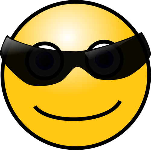 Cool smiley - Emoticons Clipart